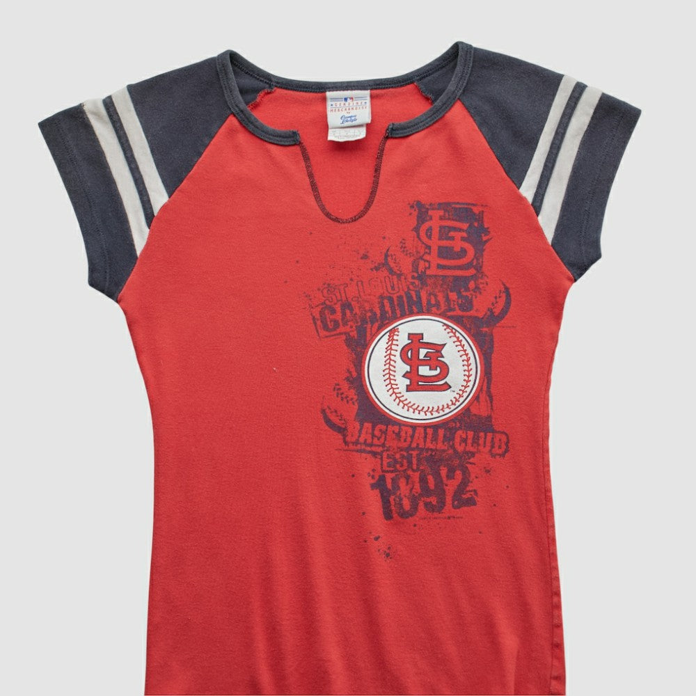 St. Louis Cardinals Genuine Merchandise 2000s T-shirt - Red - M by Fanatics Real Vintage T-shirts