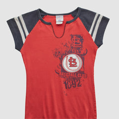 St. Louis Cardinals Genuine Merchandise 2000s T-shirt - Red - M by Fanatics Real Vintage T-shirts