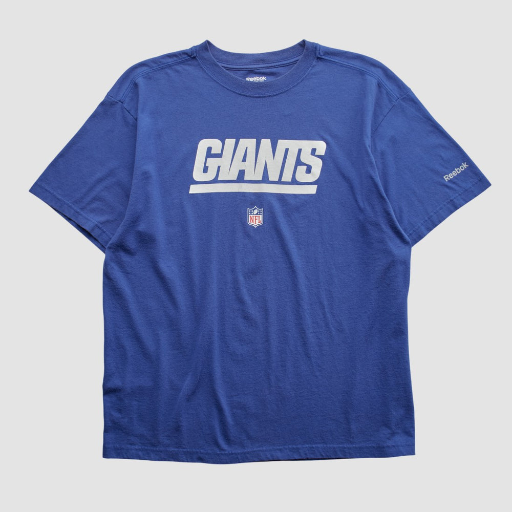 New York Giants Reebok 2000s T-shirt Blue Vintage