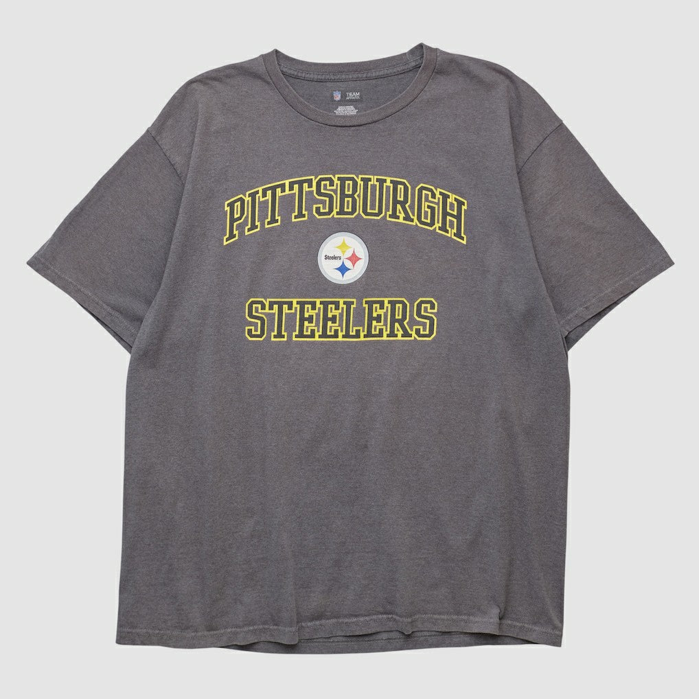 Pittsburgh Steelers NFL 2010s T-shirt Charcoal Vintage