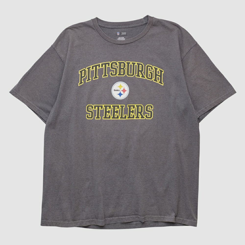 Pittsburgh Steelers NFL 2010s T-shirt Charcoal Vintage