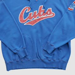 Chicago Cubs Majestic 2000s Hooded Pullover Sweatshirt - Blue - L by Fanatics Real Vintage Pullover
