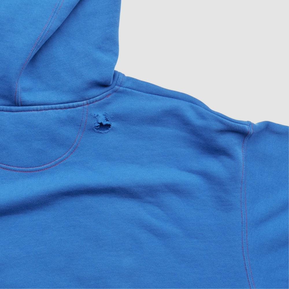Chicago Cubs Majestic 2000s Hooded Pullover Sweatshirt - Blue - L by Fanatics Real Vintage Pullover