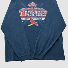 St. Louis Cardinals Alstyle 2011 Long Sleeve T-shirt - Navy - L by Fanatics Real Vintage T-shirts