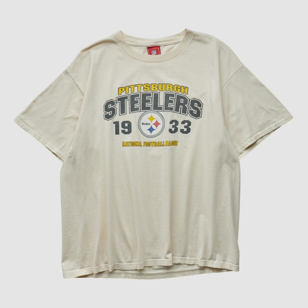 Pittsburgh Steelers NFL 2000s T-shirt Beige Vintage