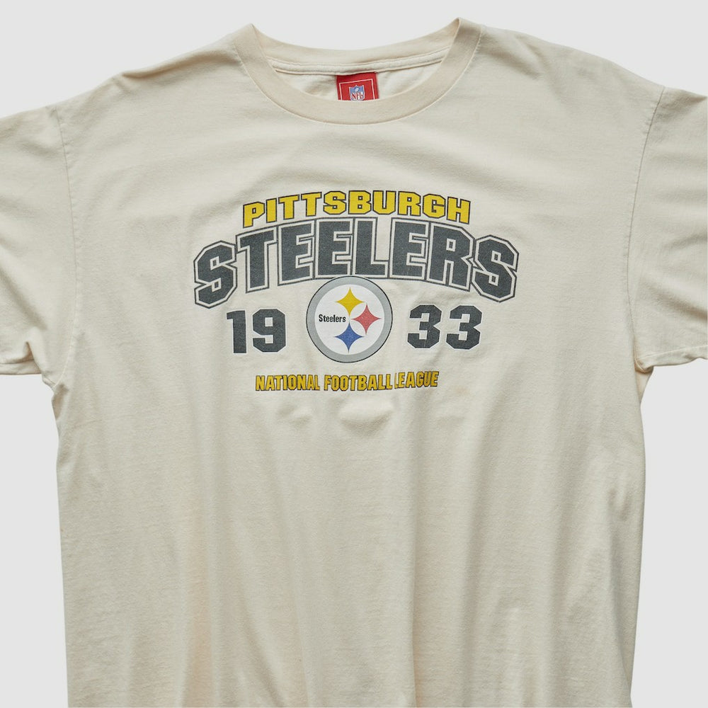 Pittsburgh Steelers NFL 2000s T-shirt Beige Vintage
