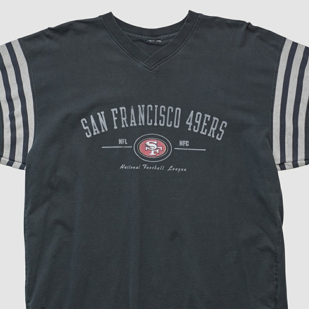 San Francisco 49ers 2000s Pullover Sweatshirt Black Vintage