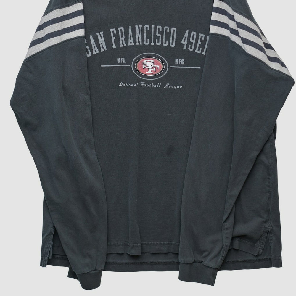 San Francisco 49ers 2000s Pullover Sweatshirt Black Vintage