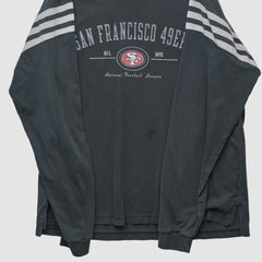 San Francisco 49ers 2000s Pullover Sweatshirt Black Vintage