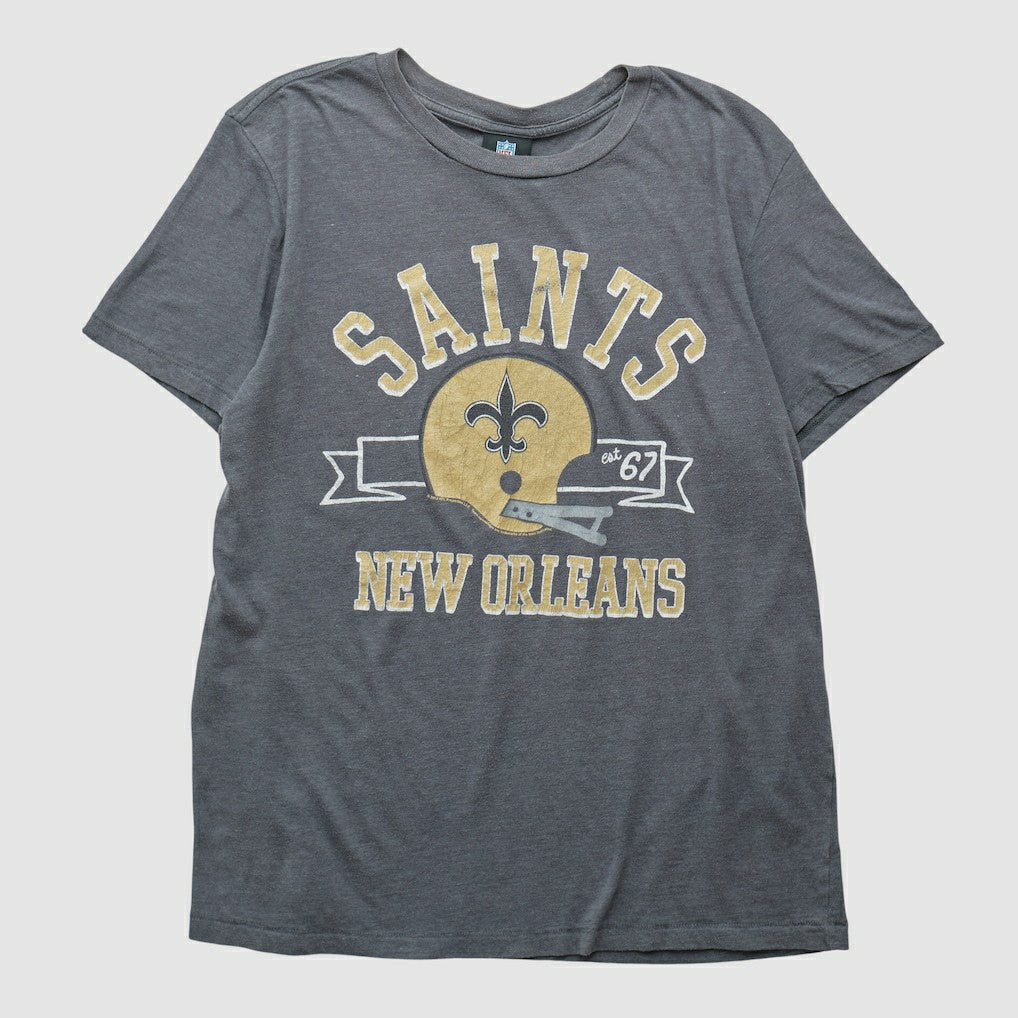 New Orleans Saints NFL 2010s T-shirt Gray Vintage