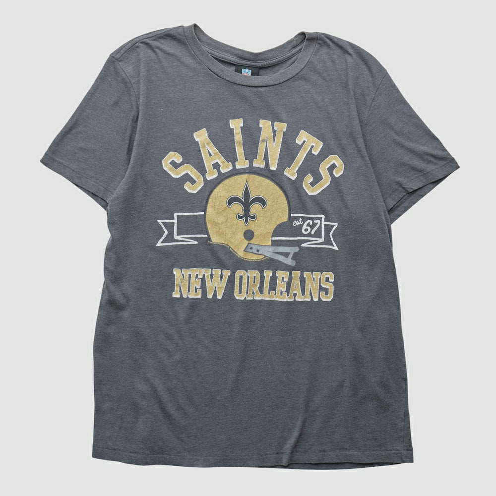 New Orleans Saints NFL 2010s T-shirt Gray Vintage