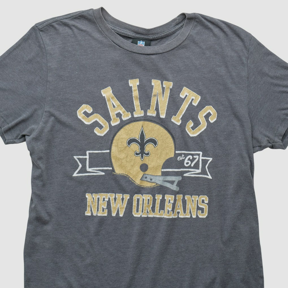 New Orleans Saints NFL 2010s T-shirt Gray Vintage