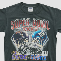 Baltimore Ravens CSA 2001 T-shirt Black Yth M Real Vintage