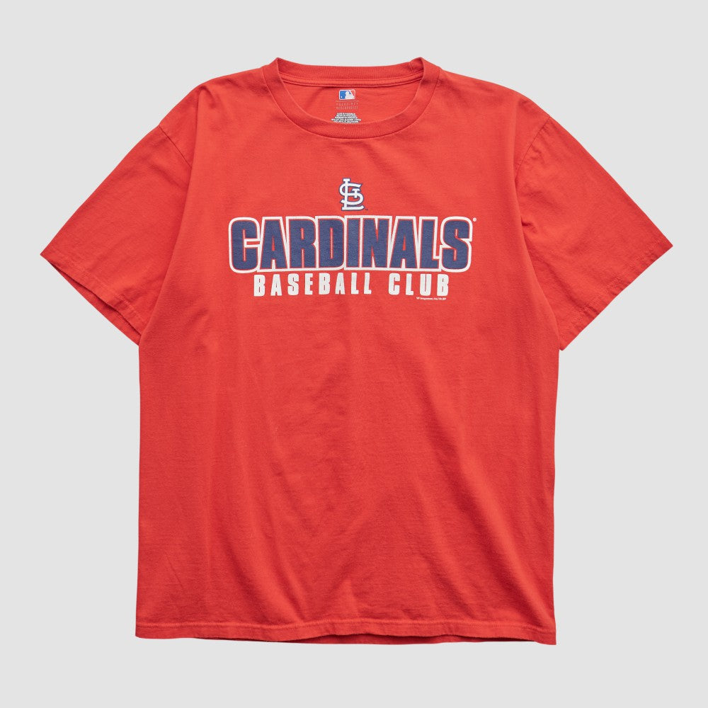 St. Louis Cardinals Genuine Merchandise 2000s T-shirt - Red - M by Fanatics Real Vintage T-shirts