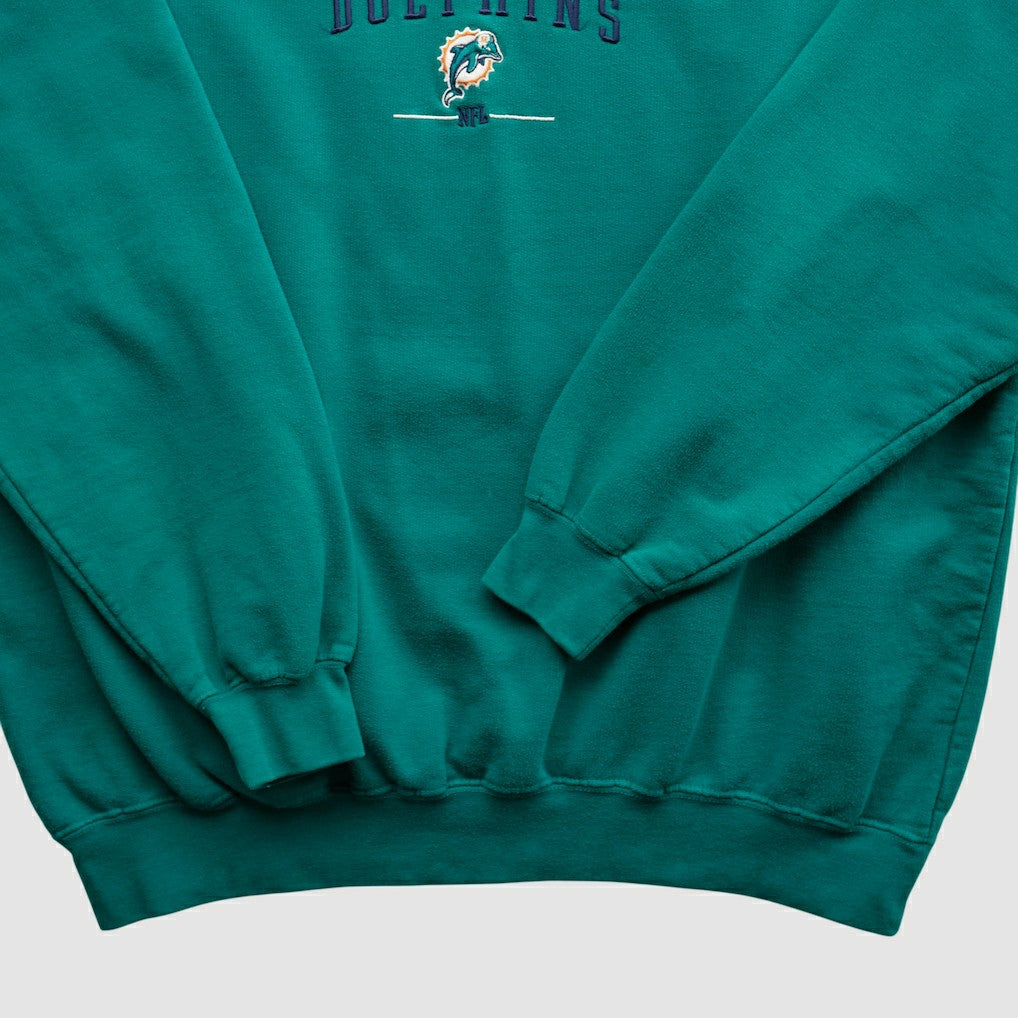 Miami Dolphins NFL 2000s Pullover Sweatshirt Teal Vintage