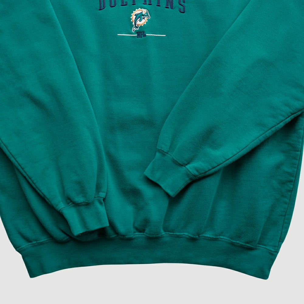 Miami Dolphins NFL 2000s Pullover Sweatshirt Teal Vintage