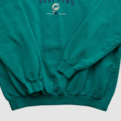 Miami Dolphins NFL 2000s Pullover Sweatshirt Teal Vintage
