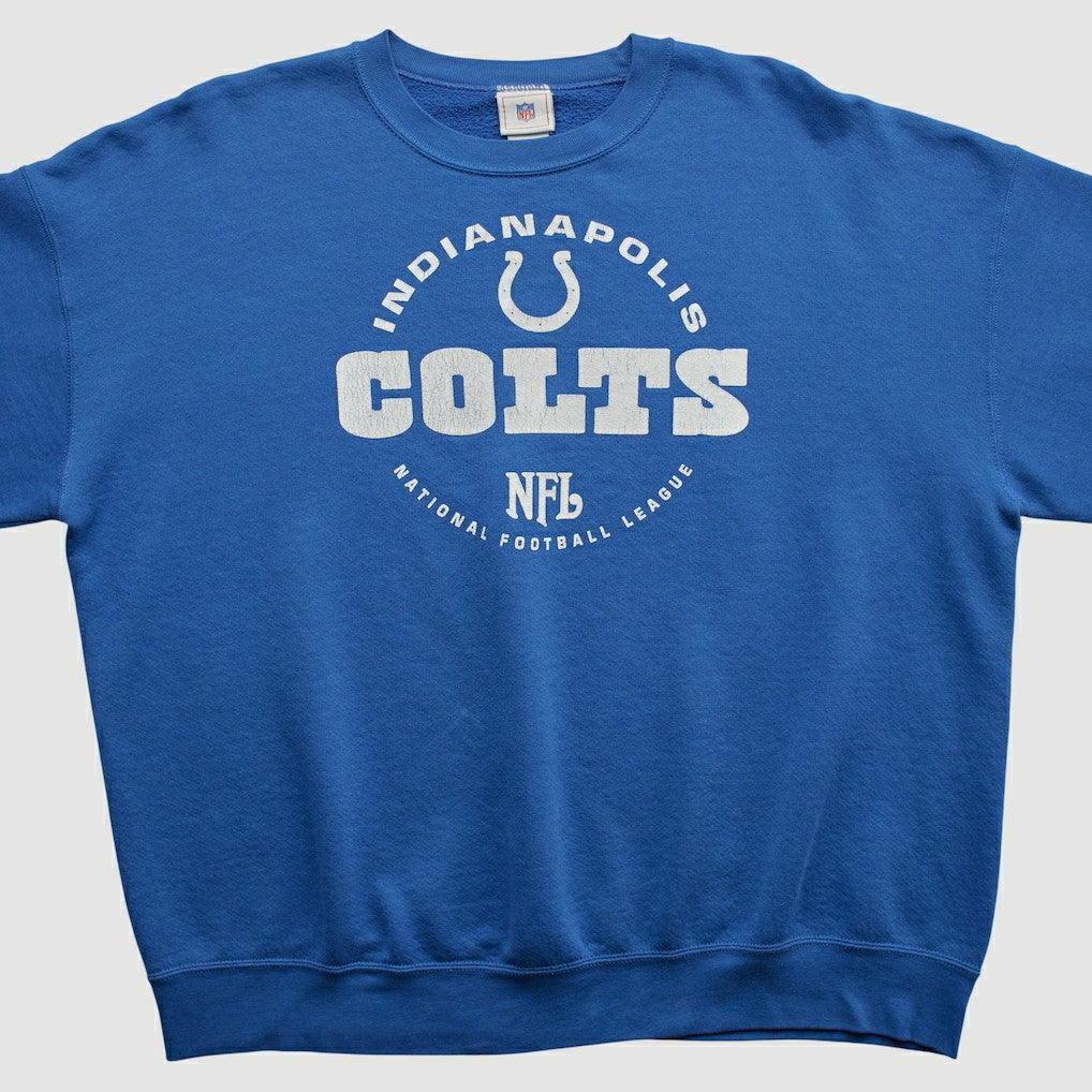 Indianapolis Colts NFL 2000s Pullover Sweatshirt Blue Vintage