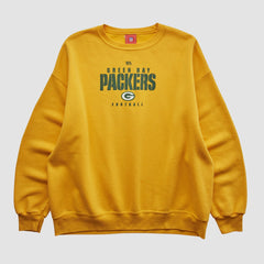 Green Bay Packers NFL 2000s Pullover Sweatshirt Yellow Vintage
