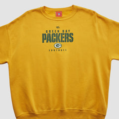 Green Bay Packers NFL 2000s Pullover Sweatshirt Yellow Vintage