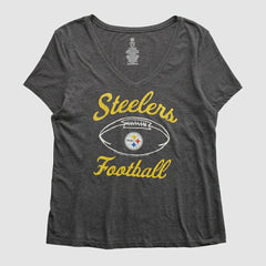 Pittsburgh Steelers NFL 2010s T-shirt Dark Heather Gray Vintage