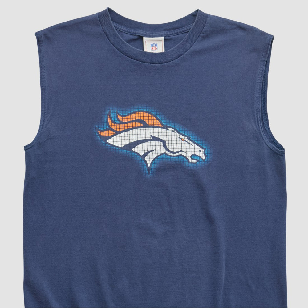 Denver Broncos NFL 2000s Tank Navy Vintage