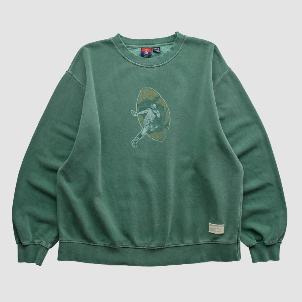 Green Bay Packers Reebok 2000s Pullover Sweatshirt Green Vintage