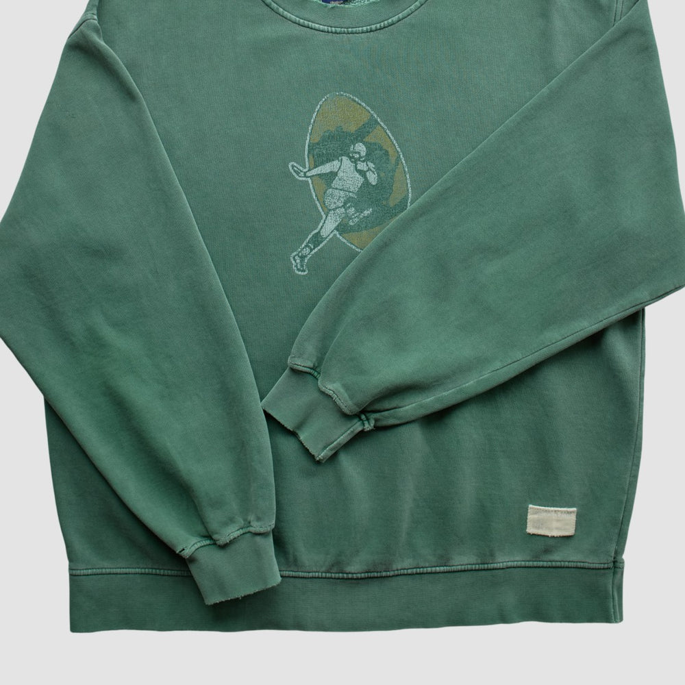 Green Bay Packers Reebok 2000s Pullover Sweatshirt Green Vintage