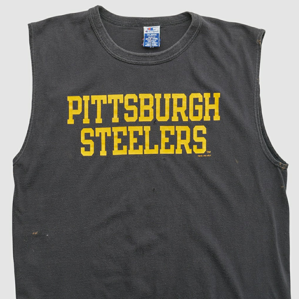 Pittsburgh Steelers Champion 1994 Tank Black Vintage