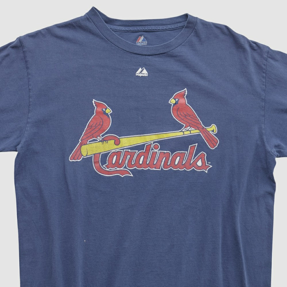 St. Louis Cardinals Majestic 2000s T-shirt - Navy - M by Fanatics Real Vintage T-shirts