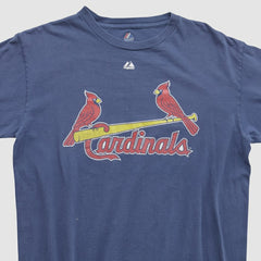 St. Louis Cardinals Majestic 2000s T-shirt - Navy - M by Fanatics Real Vintage T-shirts