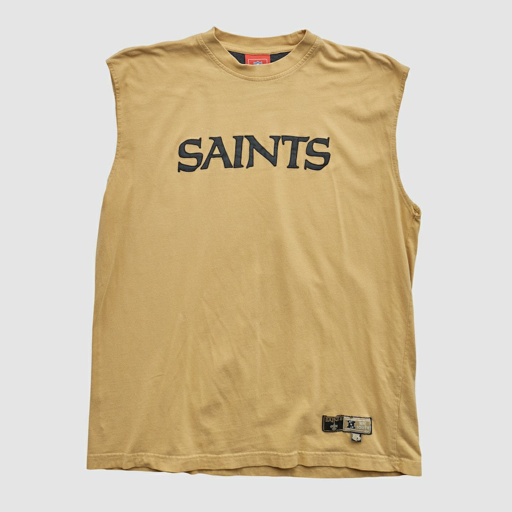 New Orleans Saints NFL 2000s Tank Yellow Vintage