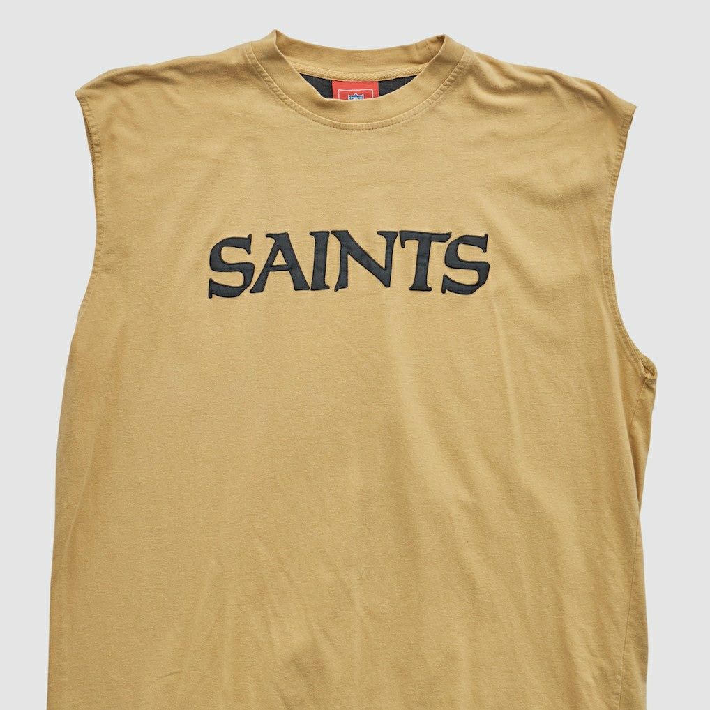 New Orleans Saints NFL 2000s Tank Yellow Vintage