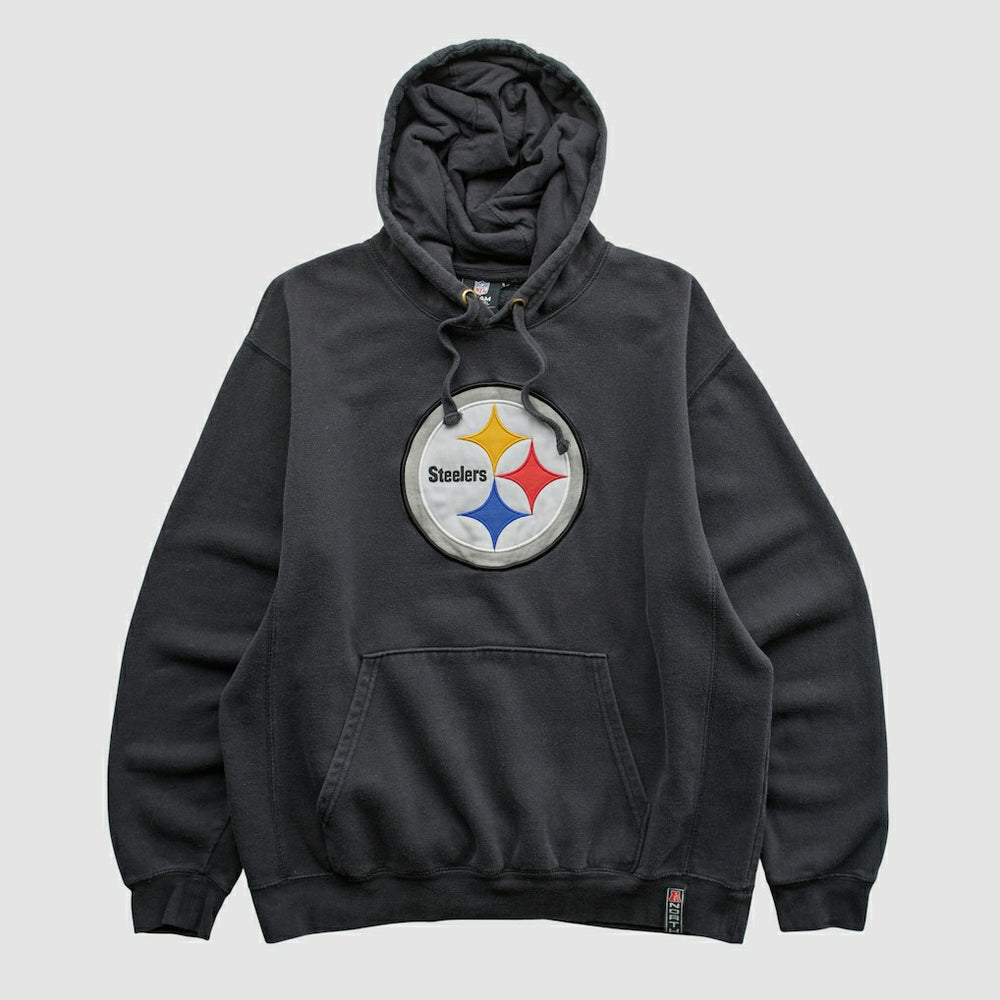 Pittsburgh Steelers NFL 2010s Hooded Sweatshirt Black Vintage