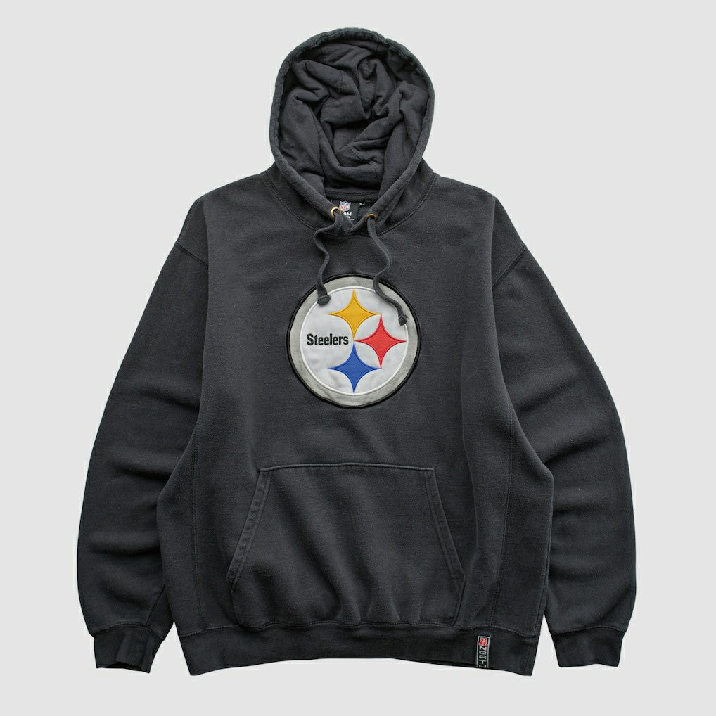 Pittsburgh Steelers NFL 2010s Hooded Sweatshirt Black Vintage