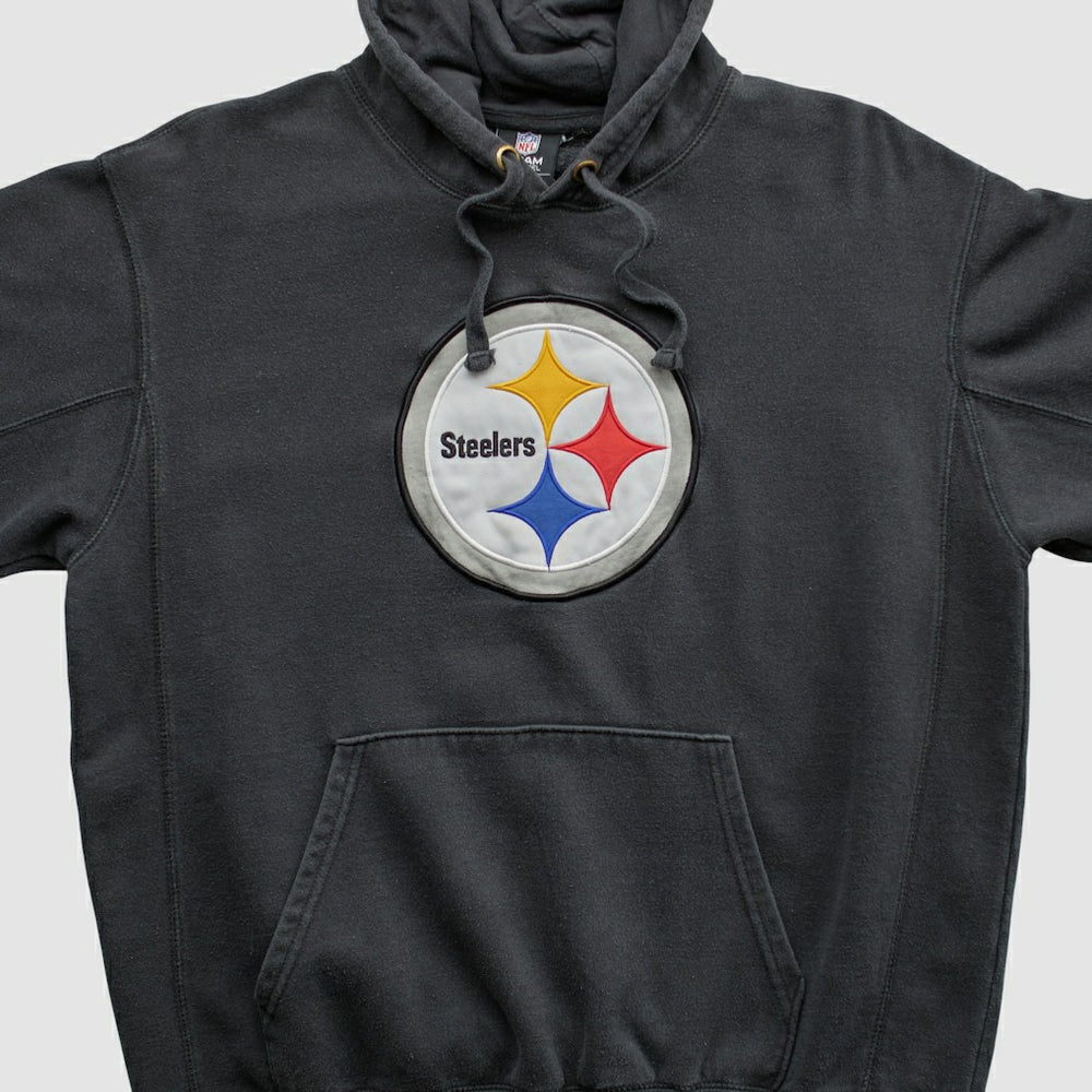 Pittsburgh Steelers NFL 2010s Hooded Sweatshirt Black Vintage