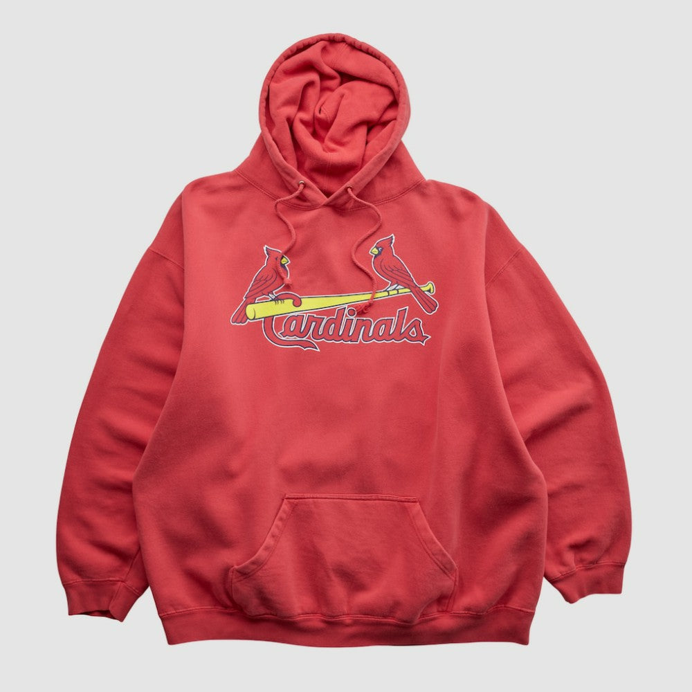 St. Louis Cardinals 2000s Hooded Sweatshirt - Red - XL by Fanatics Real Vintage Sweatshirts