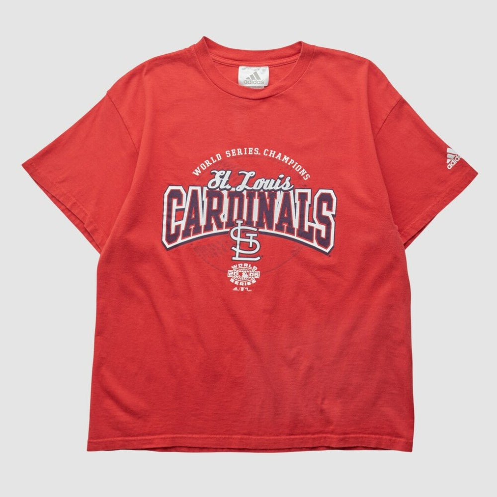 St. Louis Cardinals Adidas 2006 T-shirt - Red - M by Fanatics Real Vintage T-shirts