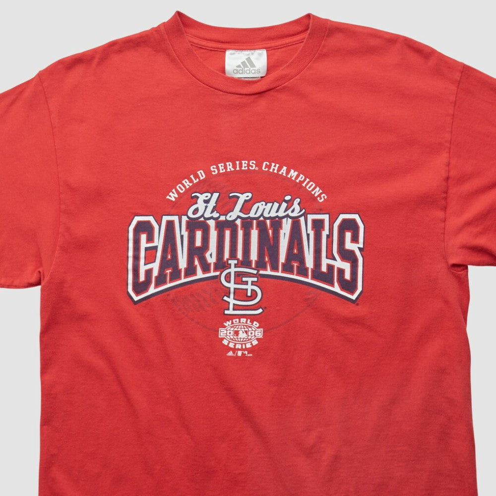 St. Louis Cardinals Adidas 2006 T-shirt - Red - M by Fanatics Real Vintage T-shirts