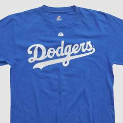 Los Angeles Dodgers Majestic 2000s T-shirt - Blue - S by Fanatics Real Vintage T-shirts