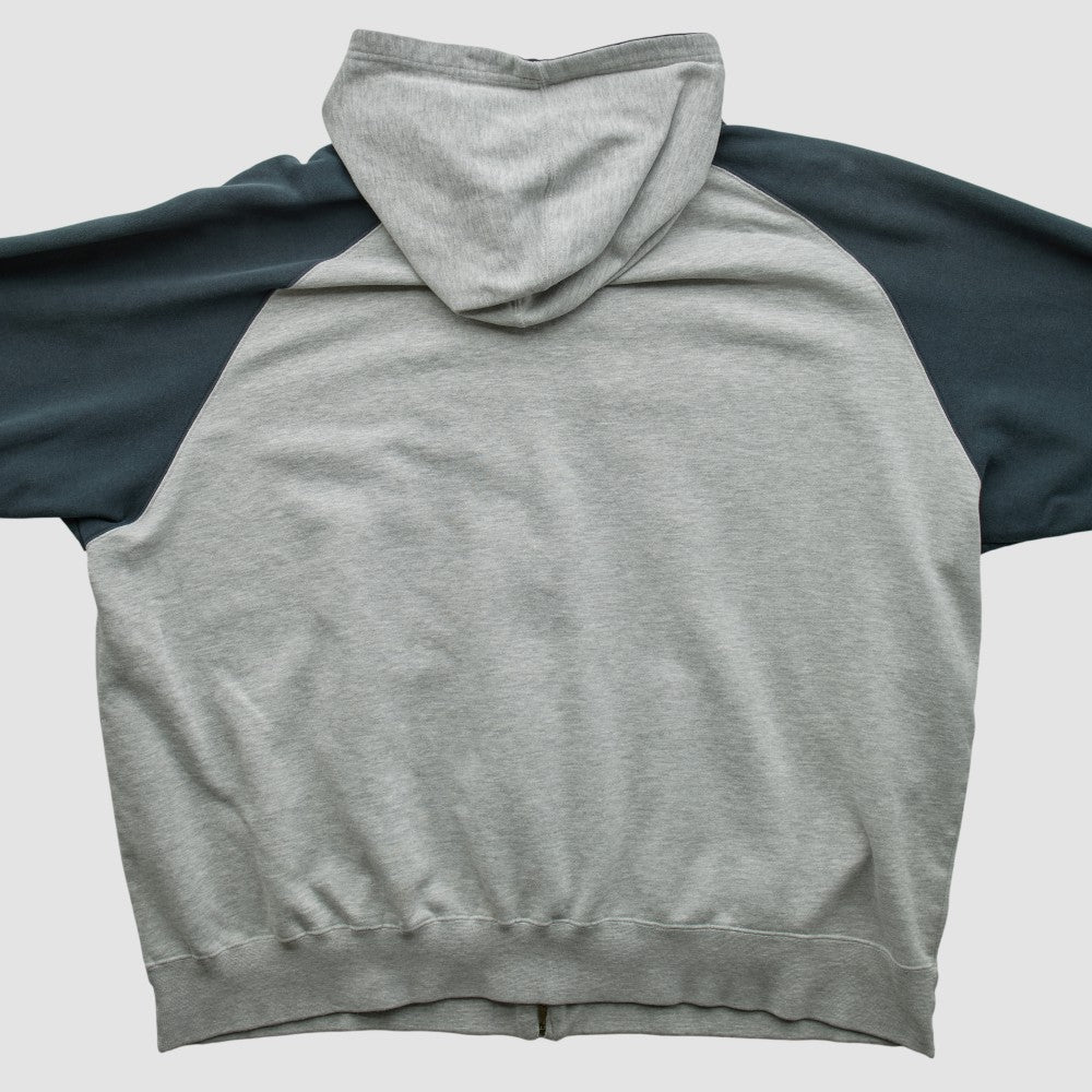 Kansas City Royals 2000s Hooded Full Zip Sweatshirt - Heather Gray - 2XL by Fanatics Real Vintage Sweatshirts