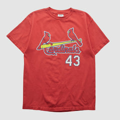 St. Louis Cardinals Lee Apparel 2000s T-shirt - Red - M by Fanatics Real Vintage T-shirts