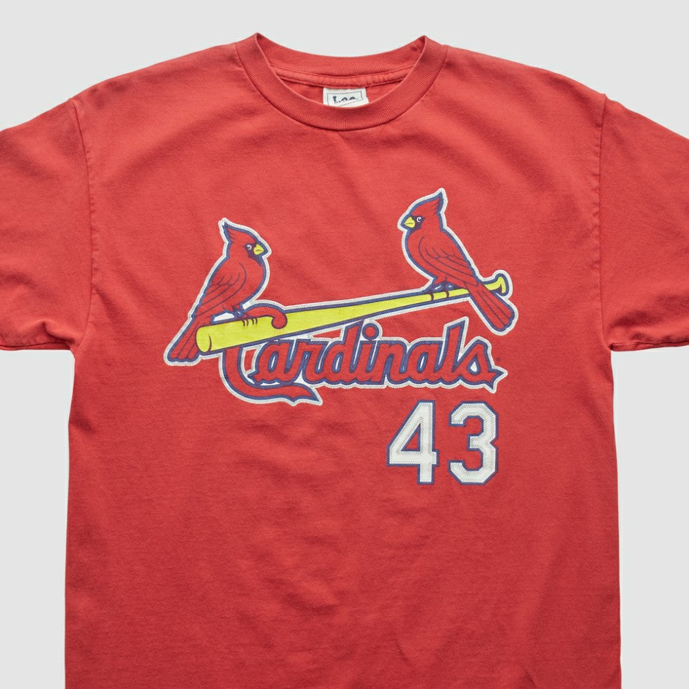 St. Louis Cardinals Lee Apparel 2000s T-shirt - Red - M by Fanatics Real Vintage T-shirts