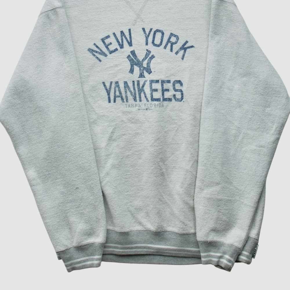 New York Yankees 2012 Pullover Sweatshirt - Heather Gray - S by Fanatics Real Vintage Pullover