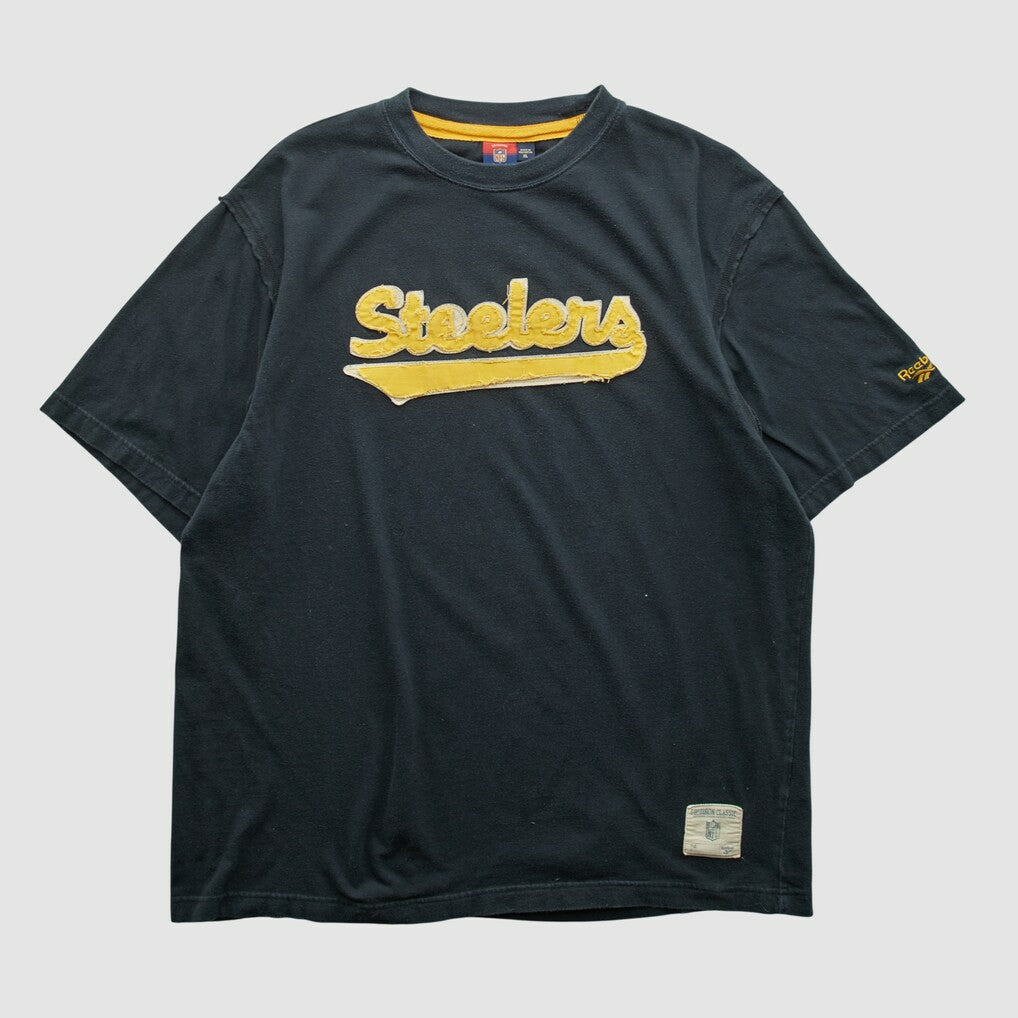 Pittsburgh Steelers Reebok 2000s T-shirt Black Vintage