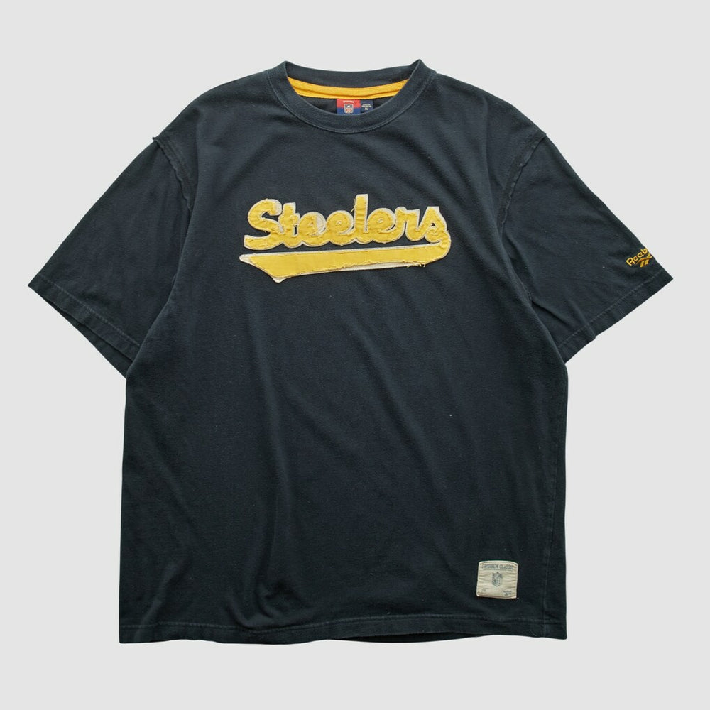 Pittsburgh Steelers Reebok 2000s T-shirt Black Vintage