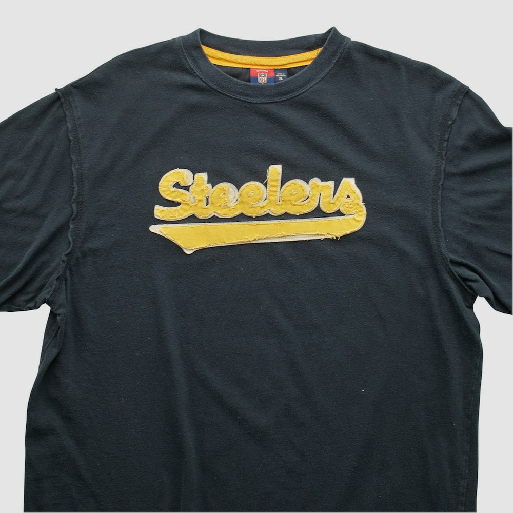 Pittsburgh Steelers Reebok 2000s T-shirt Black Vintage