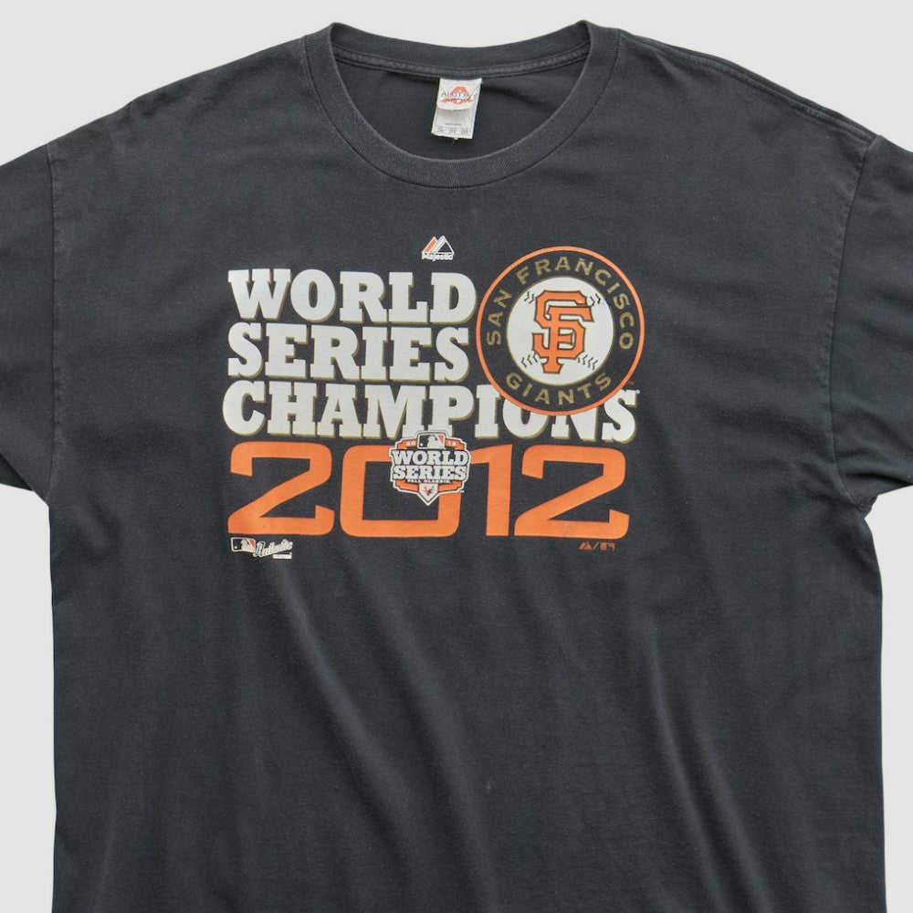 San Francisco Giants Alstyle 2012 T-shirt - Black - 2XL by Fanatics Real Vintage T-shirts