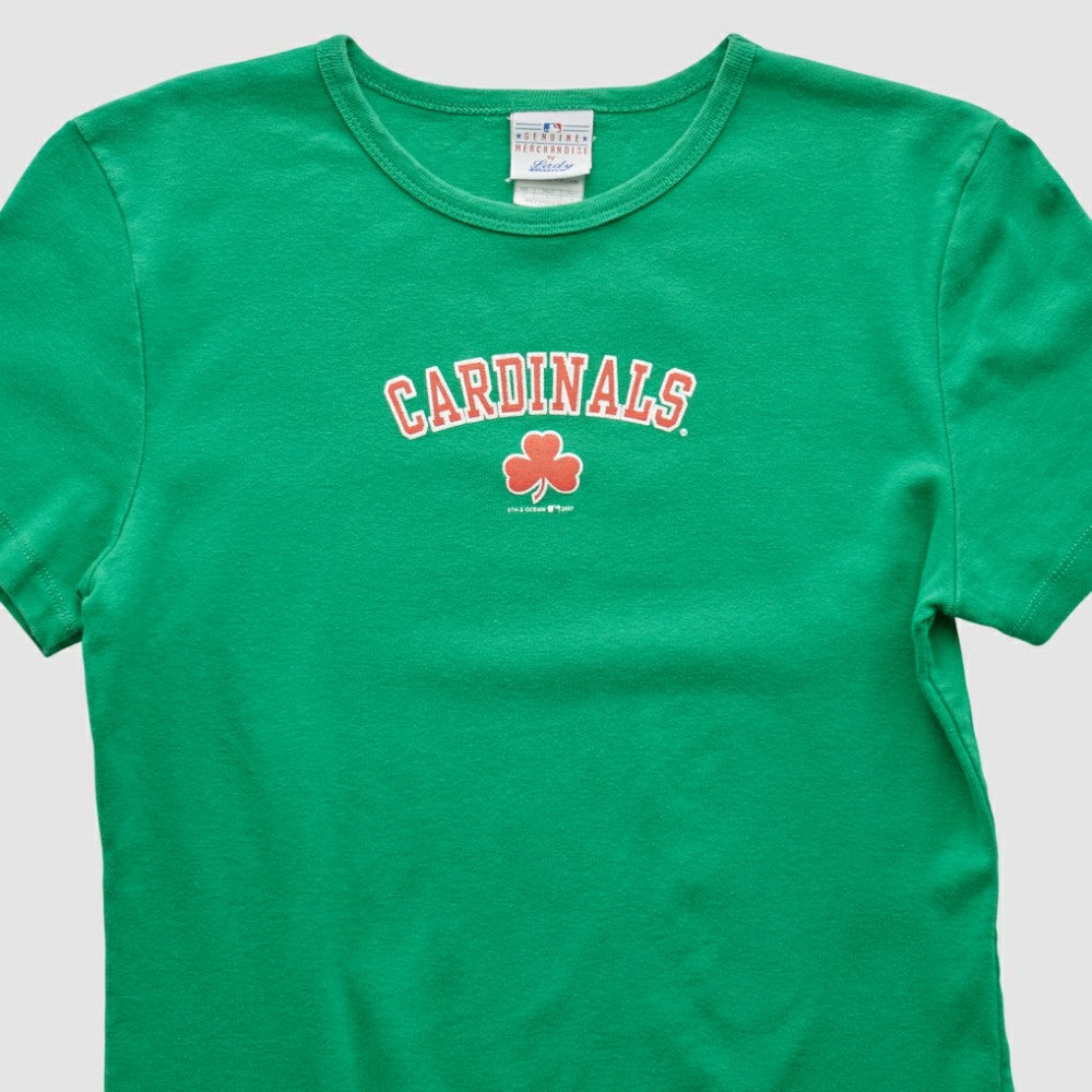 St. Louis Cardinals Genuine Merchandise 2007 T-shirt - Green - S by Fanatics Real Vintage T-shirts