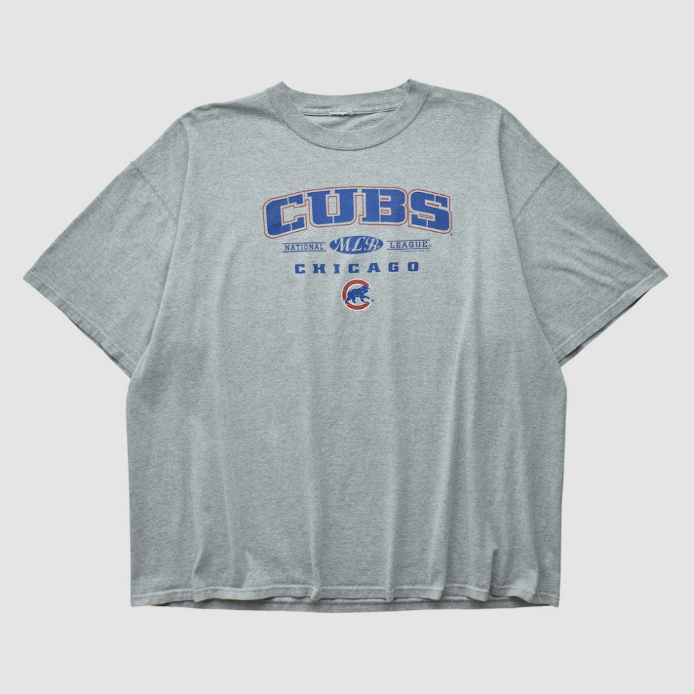 Chicago Cubs 2000s T-shirt - Heather Gray - 2XL by Fanatics Real Vintage T-shirts